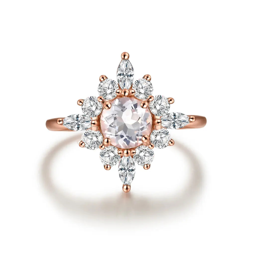 lavender flower ring Anna Ring - Lavender Quartz | Bisoulovely 5.5
