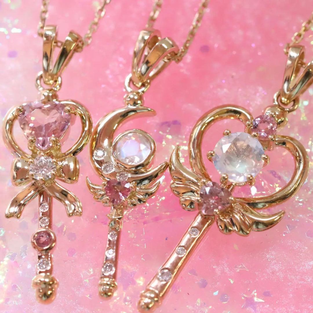 y♡Crystal☆bijou nanan bijouxxx×StyleReborn】Symbol On Crystal Necklace PU