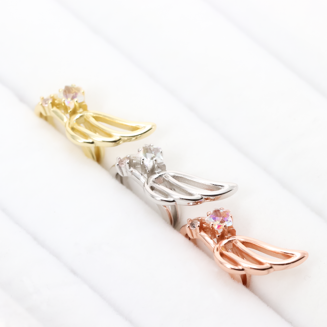 Twinkle Wing and Bow Ear Cuff