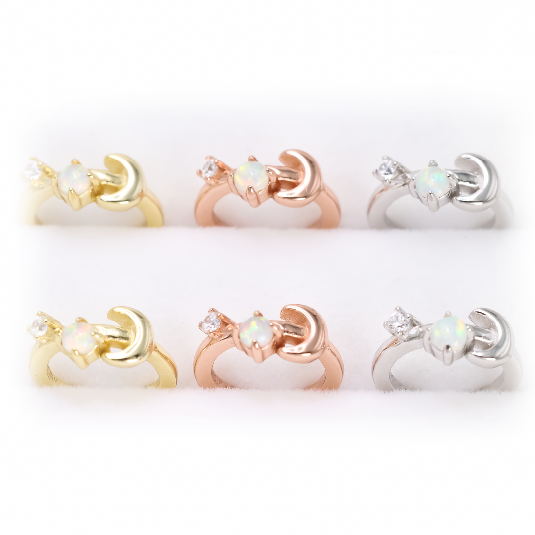 Twinkle Moon Ear Cuffs