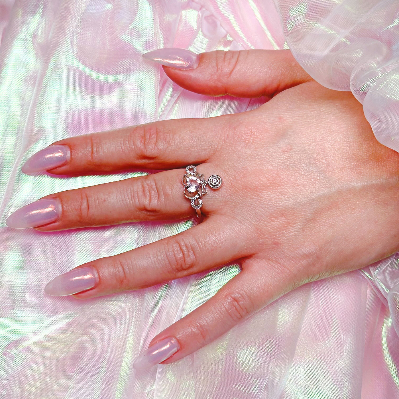 Amora Silver Ring - Rings - 4