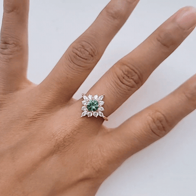 Anna Ring - Light Emerald - Rings - 2