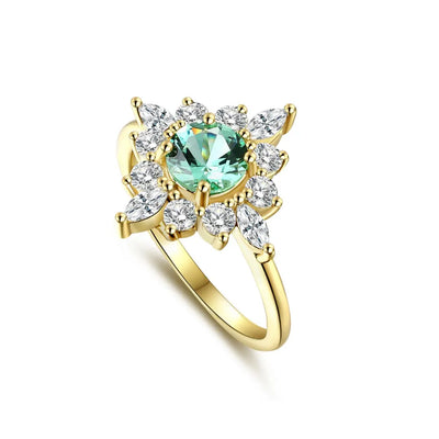 Anna Ring - Light Emerald - Rings - 3