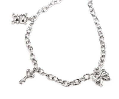 Teddy Charm Choker