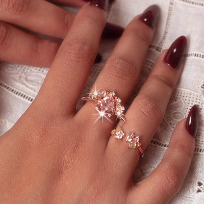 Camilla Ring - Sunset Pink - Rings - 6