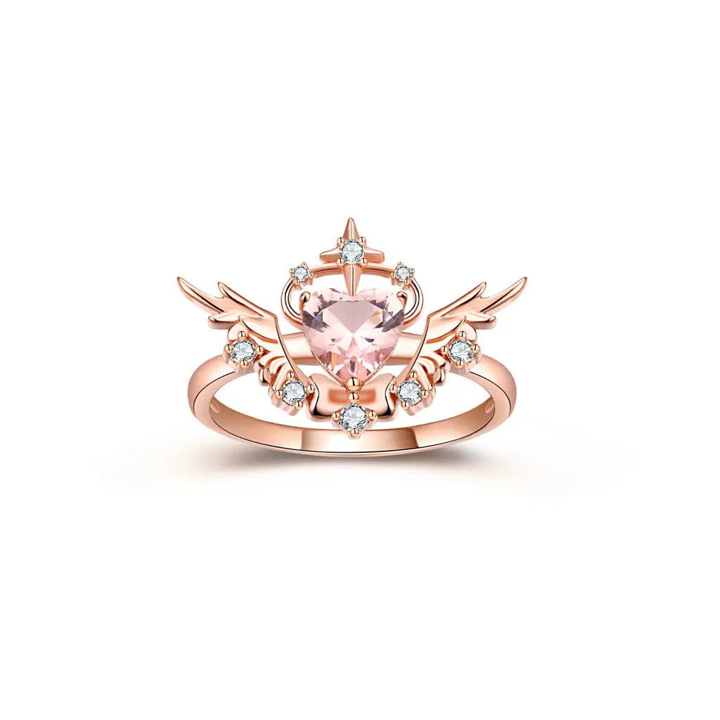 Camilla Ring - Sunset Pink, 6 | Bisoulovely