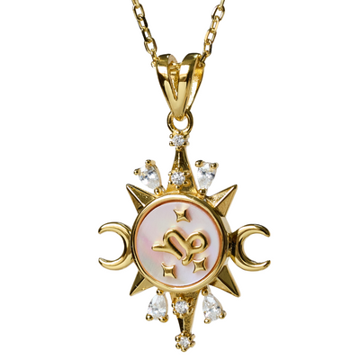 Celestial Horoscope Pendant - Capricorn - Necklaces - 2