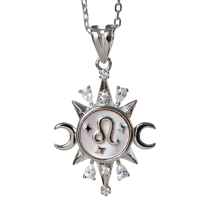 Celestial Horoscope Pendant - Leo - Necklaces - 2