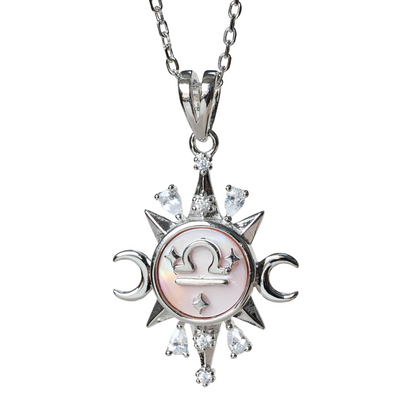 Celestial Horoscope Pendant - Libra - Necklaces - 6