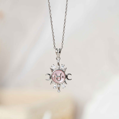 Celestial Horoscope Pendant - Taurus - Necklaces - 2