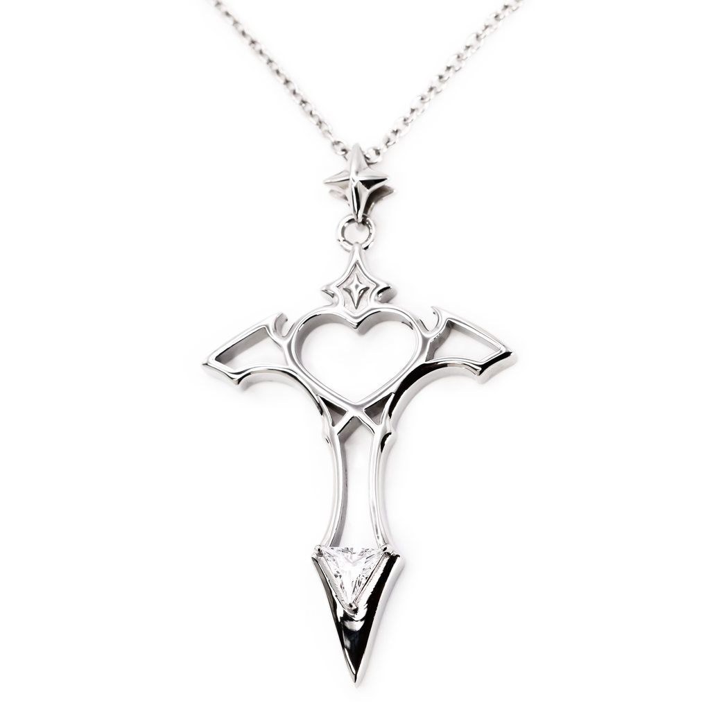 Lilith Necklace | Stainless Steel Celestial Gothic Heart Pendant
