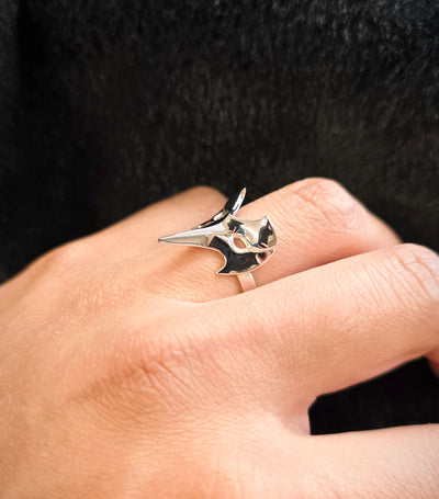 Crow Mask Ring