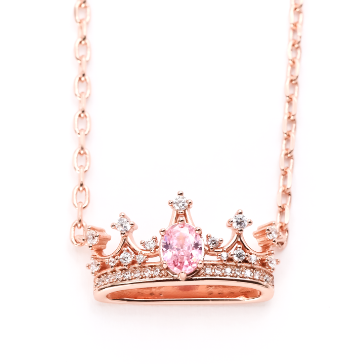 Preorder: Princess Crown Necklace Sterling Silver