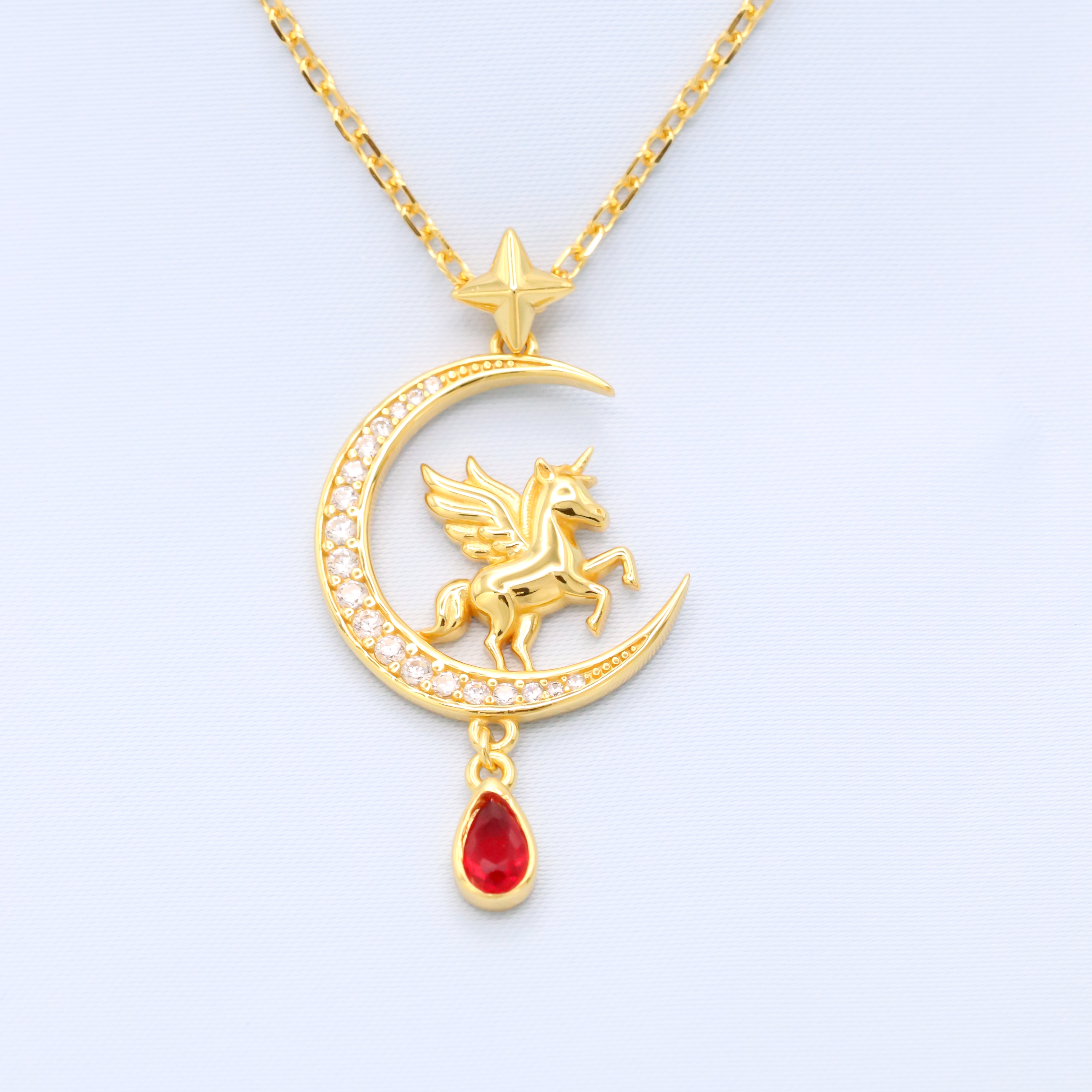 Unicorn Moon Necklace