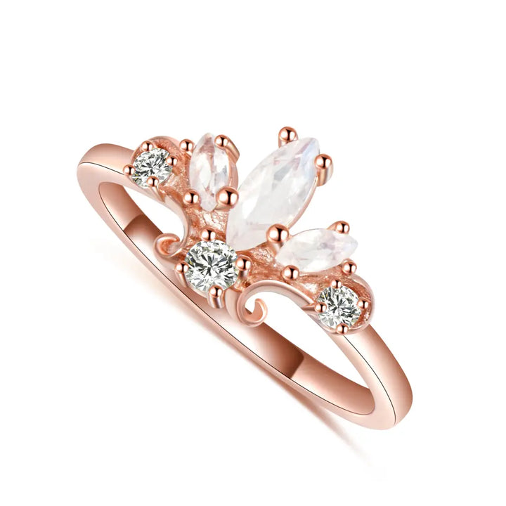 Bisoulovely Rose Gold Melody Ring high quality Size 8.5