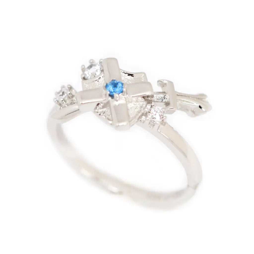 Paladin Ring (w Silver Cross) | Bisoulovely