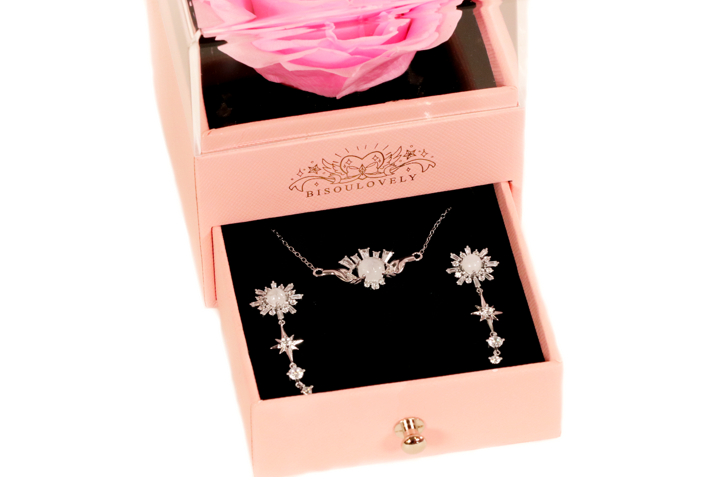 Pink Rose Jewelry Box - Jewelry Boxes - 4