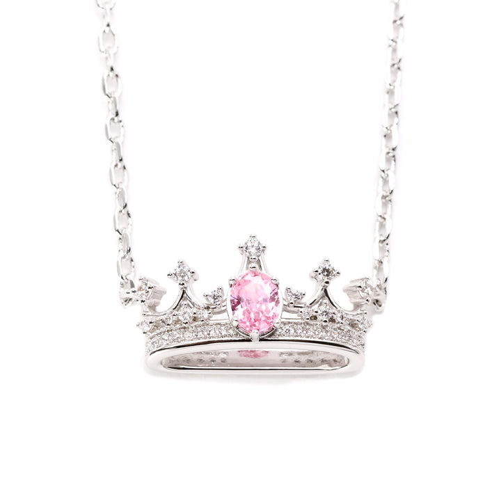 Preorder: Princess Crown Necklace Sterling Silver