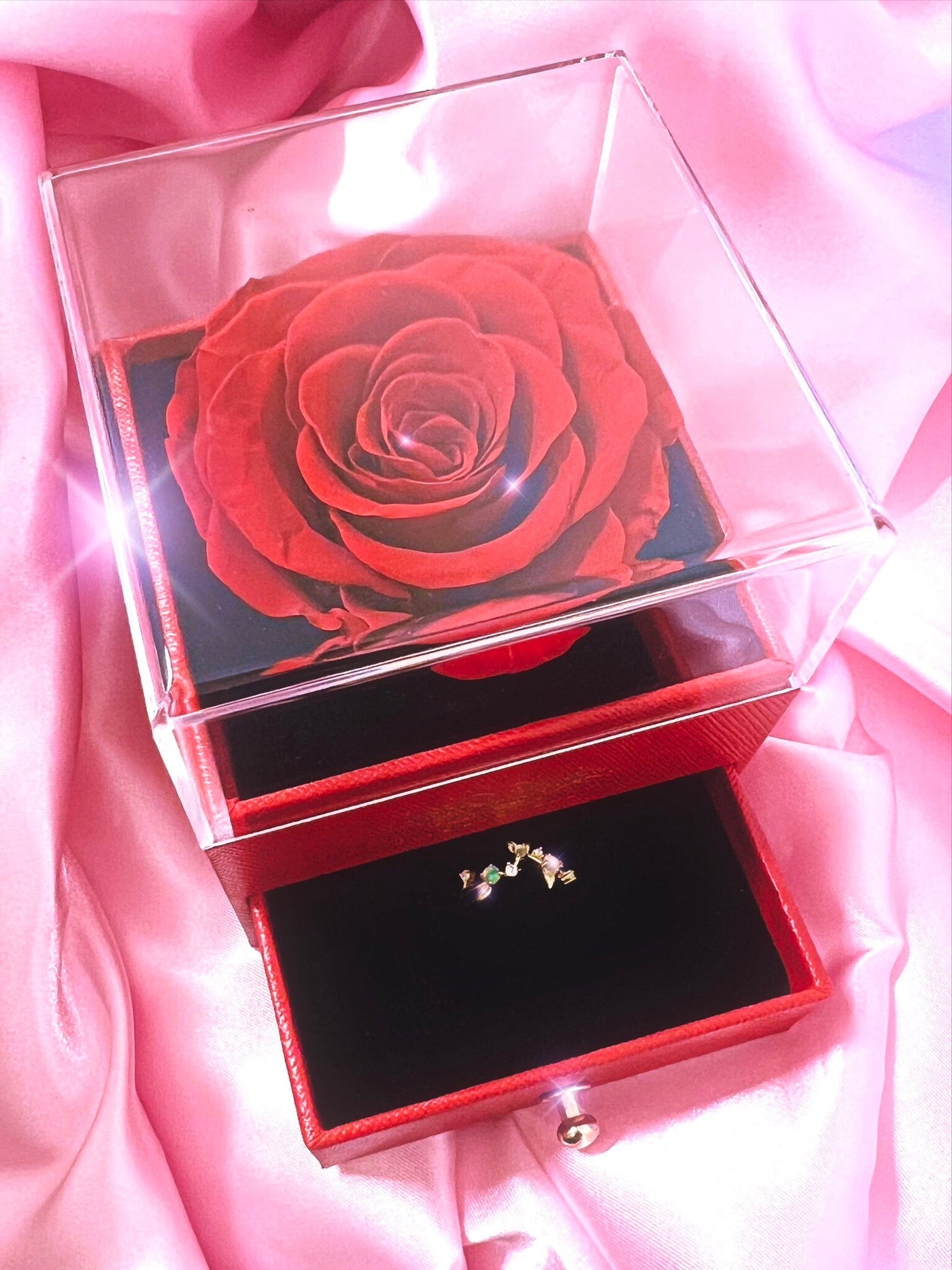 Red Rose Jewelry Box - Jewelry Boxes - 1