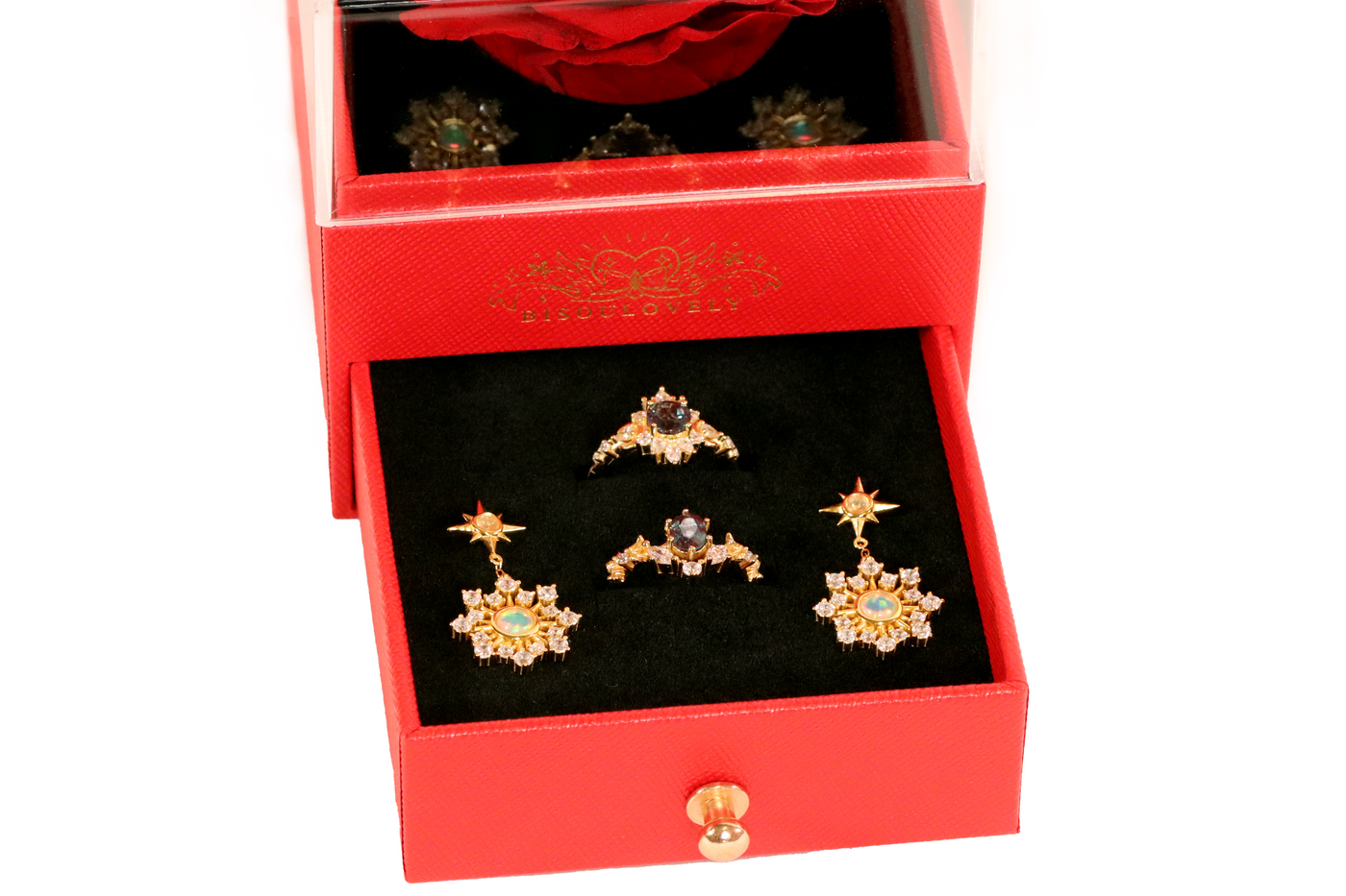 Red Rose Jewelry Box - Jewelry Boxes - 4