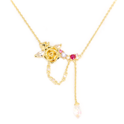 Rose drop Necklace - Necklaces - 1