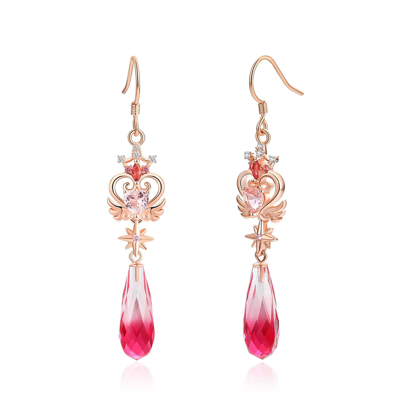 Rosie Love Crystal Drop Earrings - Earrings - 1