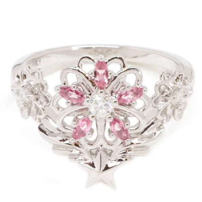 Sakura Blossom Platinum Ring Size 7 - Rings - 1