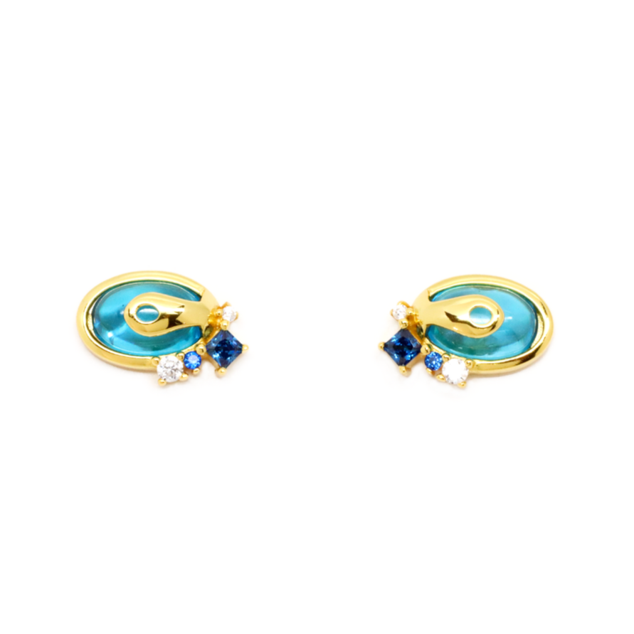 Sayaka Stud Earrings - Earrings - 1