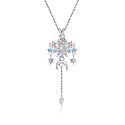 Silver crystal pendant - Pendants - 1