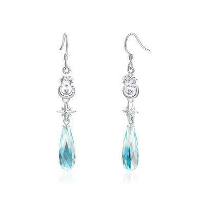 Skylar Crystal Drop Earrings - Earrings - 1