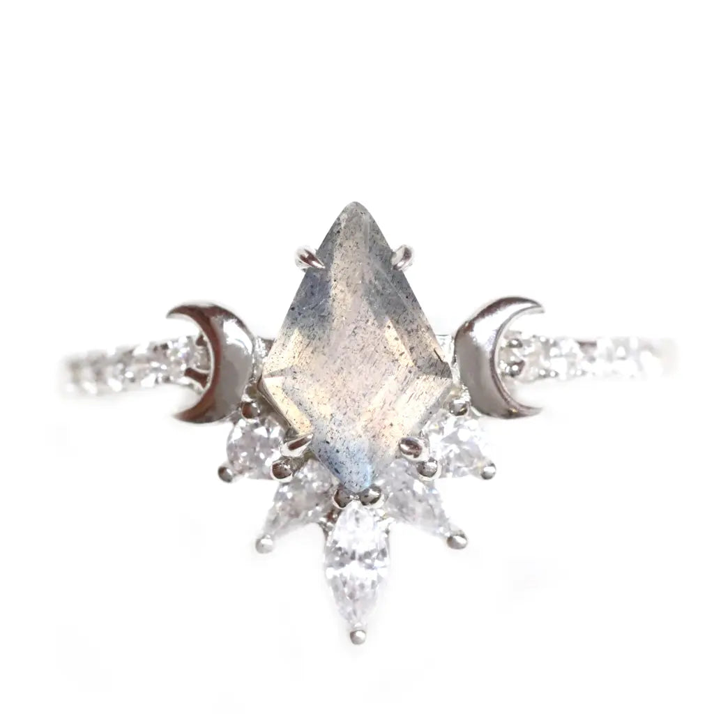 Bisoulovely Silver hotsell Luna Ring