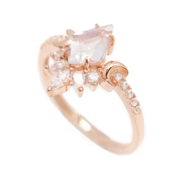 Bisoulovely Rose 2024 Gold Melody Ring Size 8.5