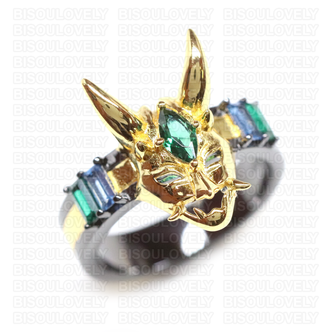 Bisoulovely Genshin Impact Zhongli sale ring 6